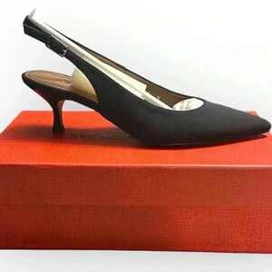 Donald Pliner - Rimma Slingback Black Suede NWB (Sz 8.5)